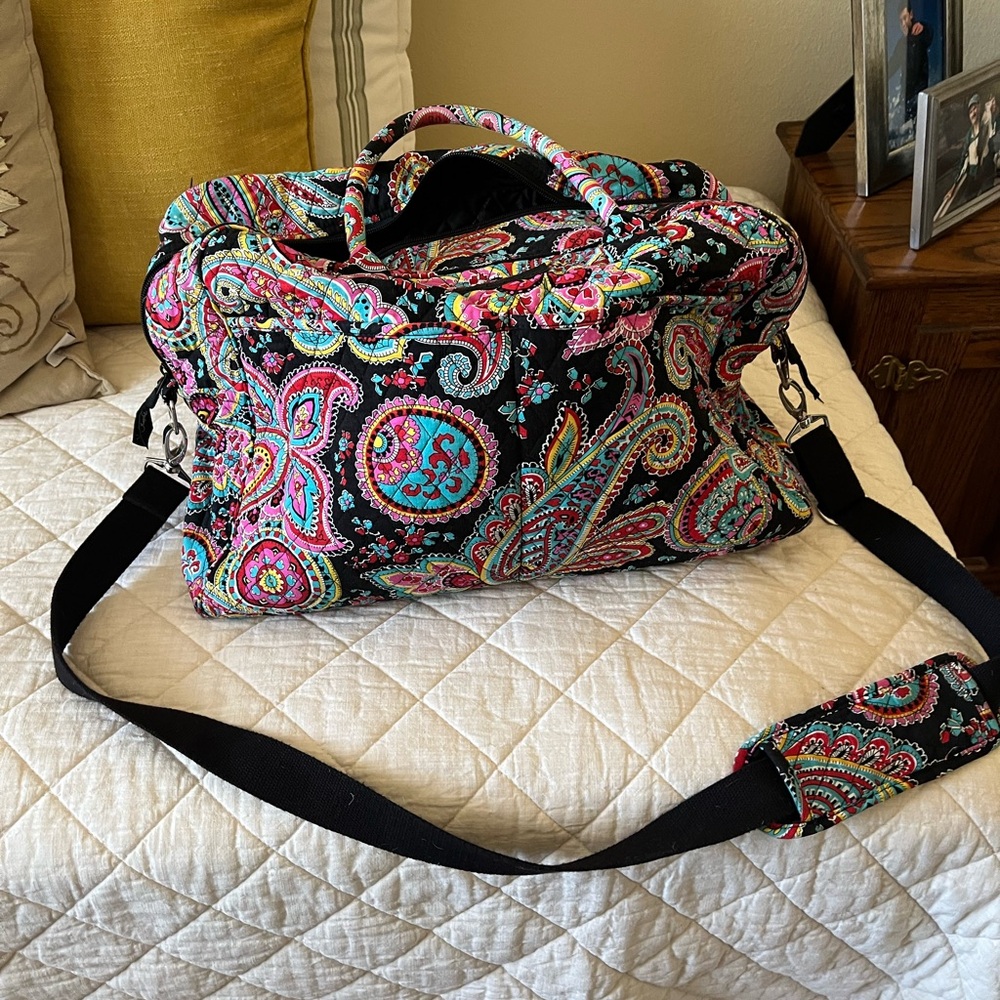 Vera Bradley Multicolor Paisley Travel Bag